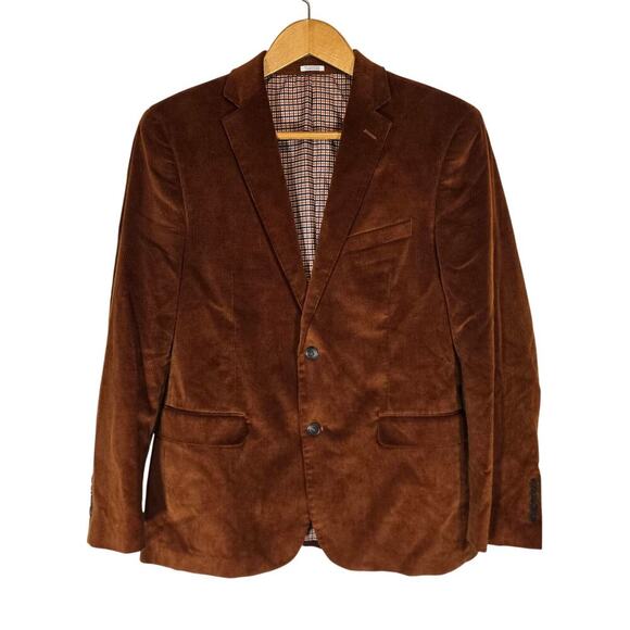 Saddlebred Men's Heritage Corduroy Jacket Blazer Brown Cotton 40R Country Club - Picture 1 of 11